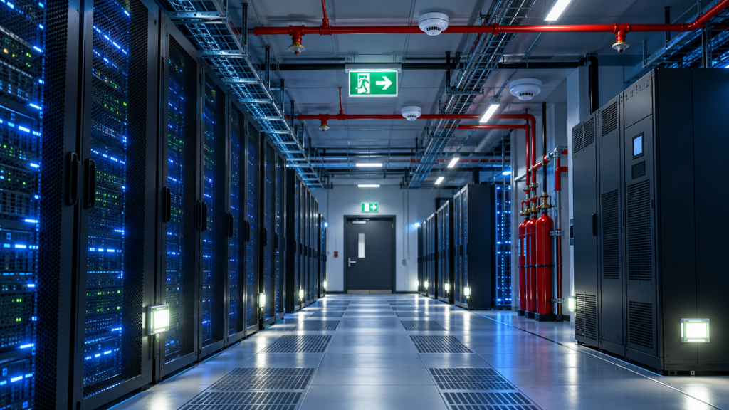 Emergency Lighting and Fire Safety Compliance in Data Centres